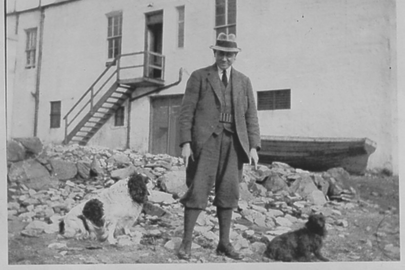 Historical picture of the founder of the Laphroaig distillery
