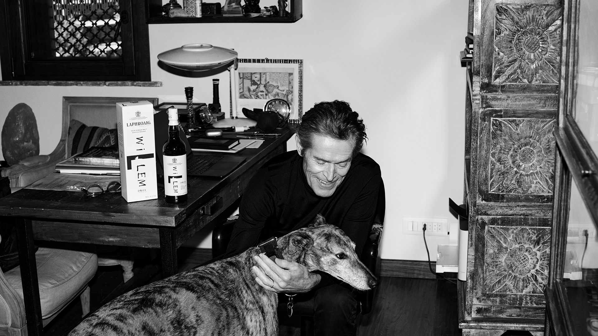 Willem Dog and Bottlle Landscape