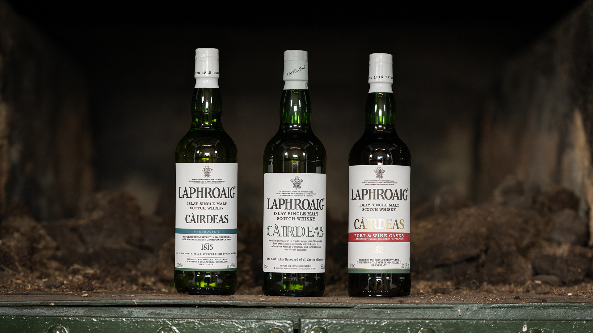 Laphroaig Cairdeas Selects Old Range.