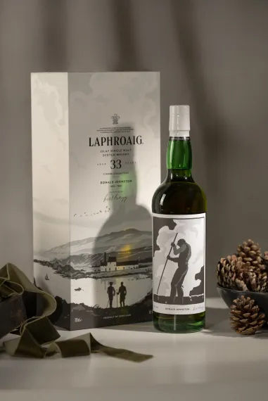 Strong Characters Bottle in a festive setting