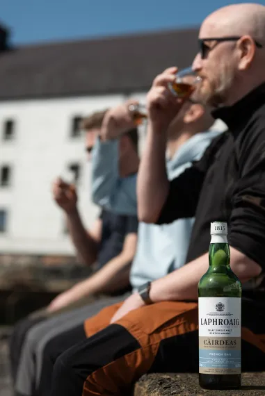 Laphroaig Cairdeas Friends and Bottle