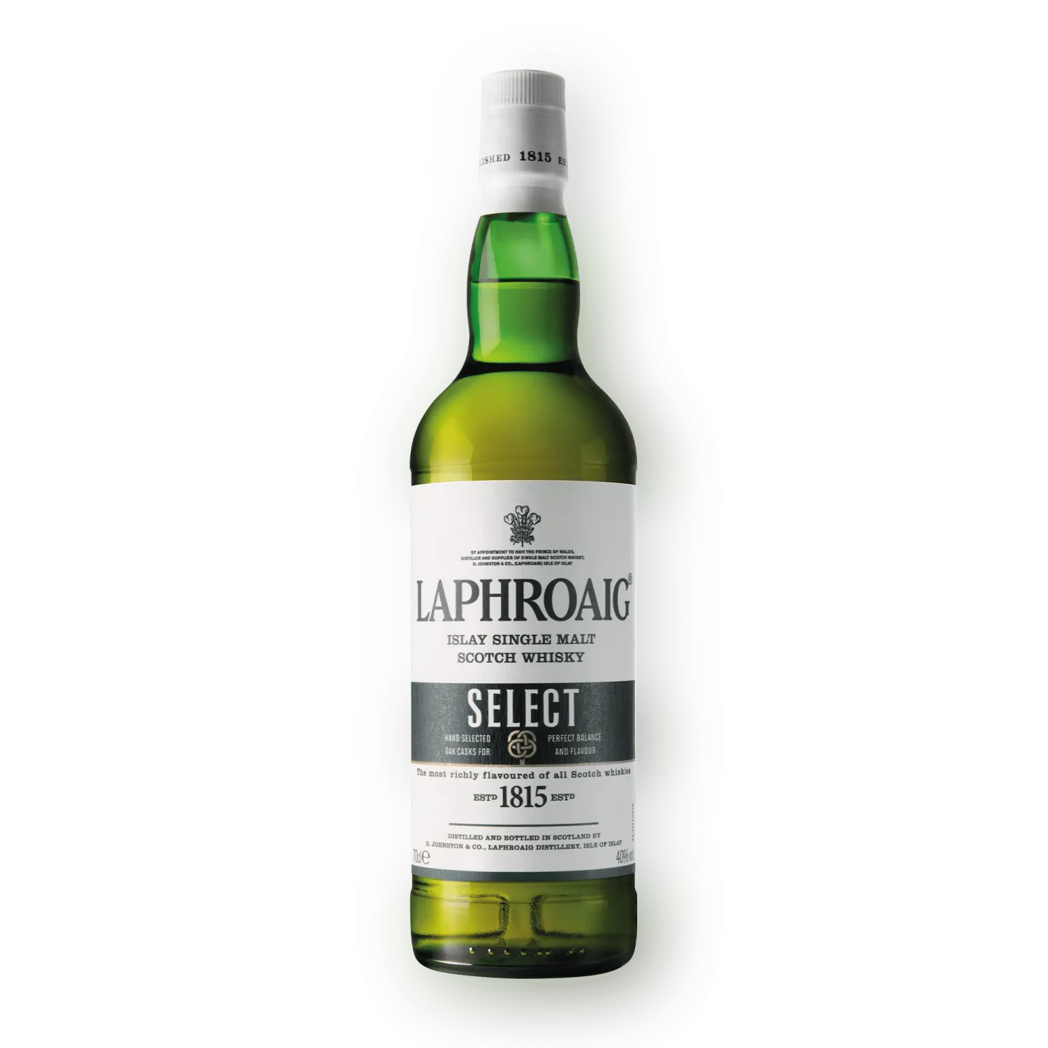 Laphroaig Select on a transparent background