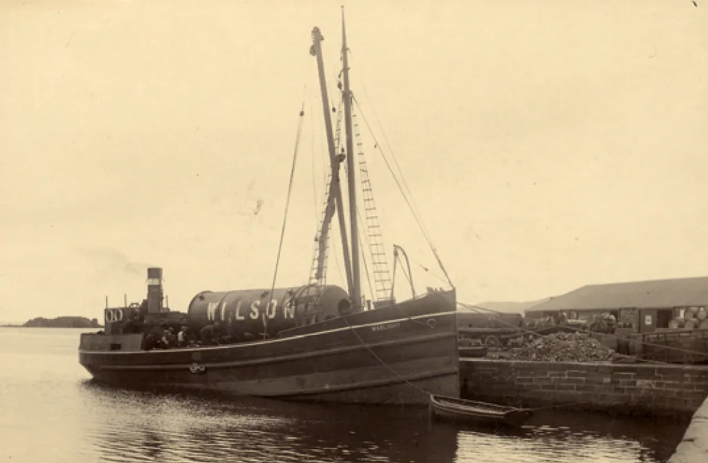 boat for exporting Laphroaig whisky