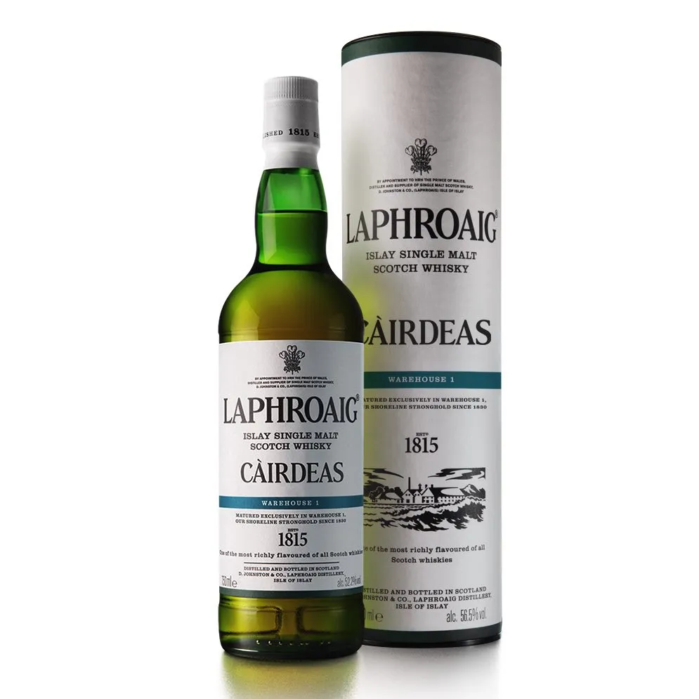 Cairdeas Warehouse 1 whisky with tube packaging