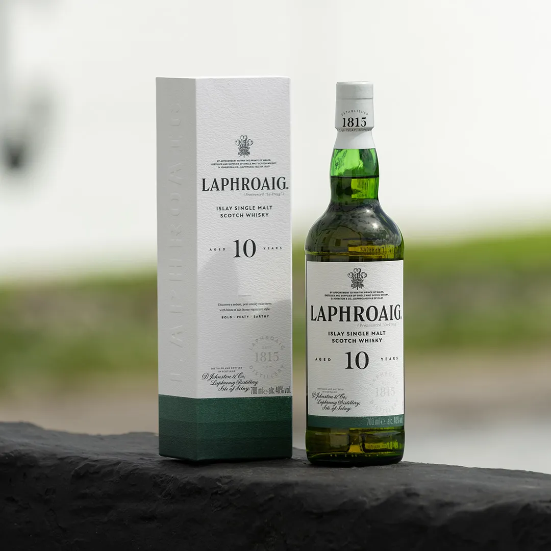Laphroaig new label and packaging