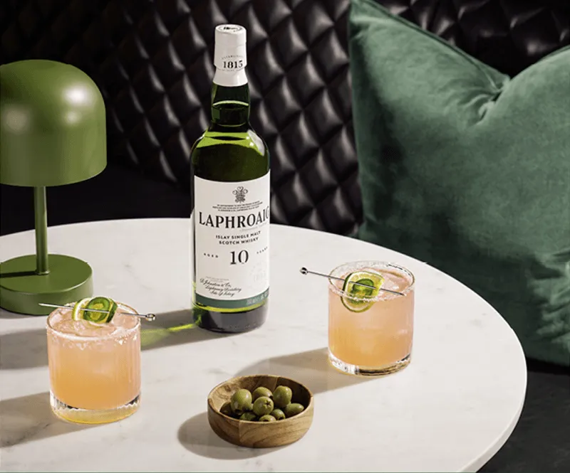 First Laphroaig Paloma cocktail