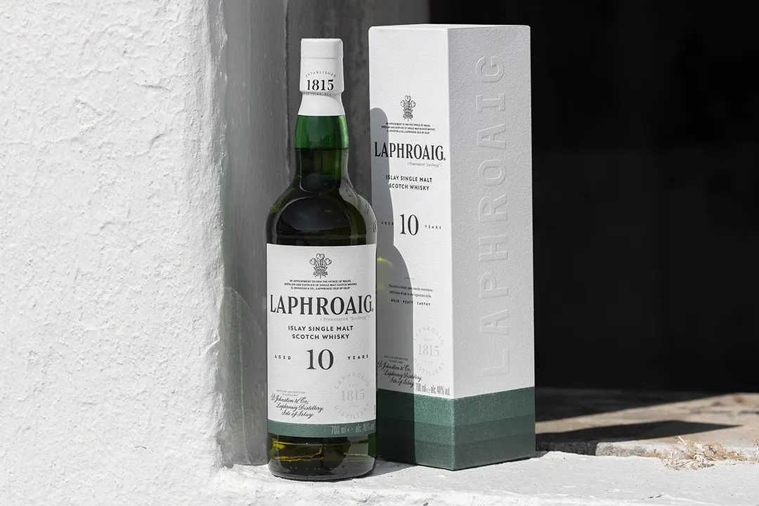 Laphroaig 10 Year Old with Box