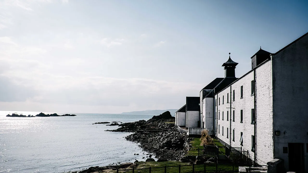 The distillery of Laphroaig in Islay