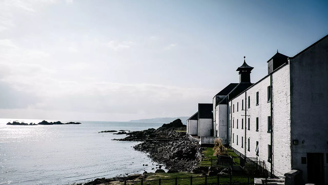 The distillery of Laphroaig in Islay