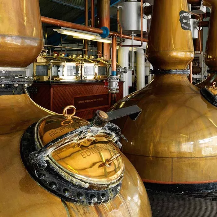 Laphroaig copper stills