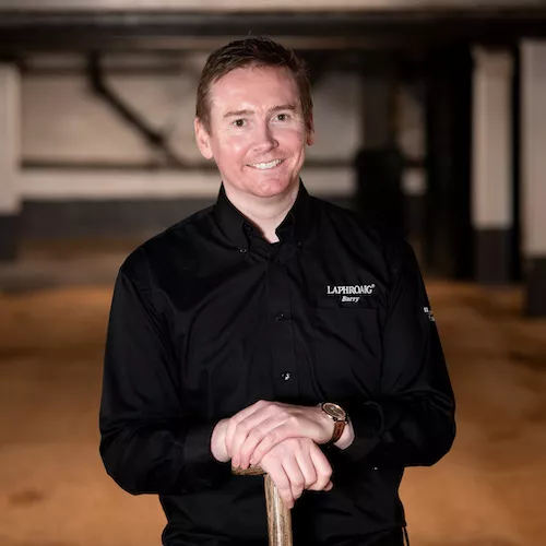 Barry of the Laphroaig whisky team