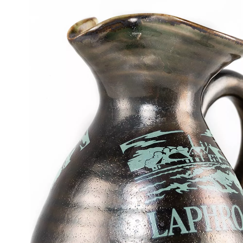 Laphroaig jug detail