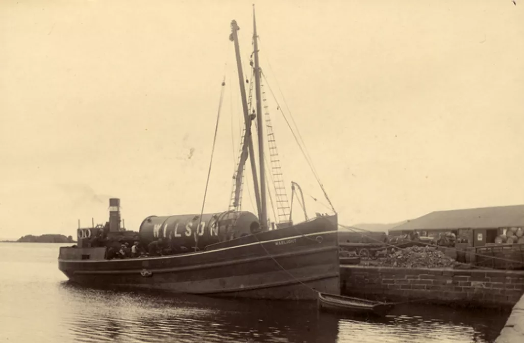 boat for exporting Laphroaig whisky