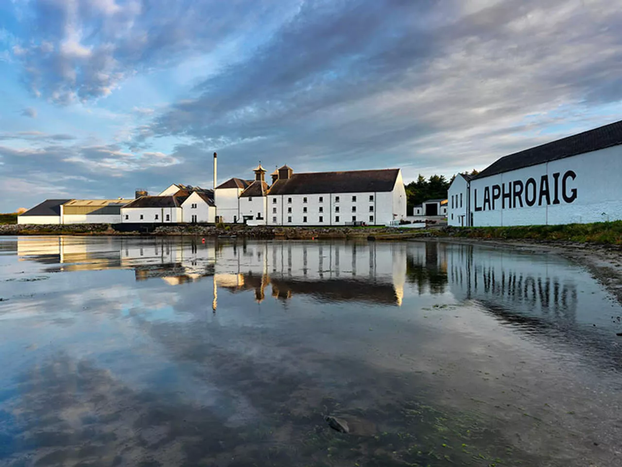 Laphroaig whisky distillery Islay