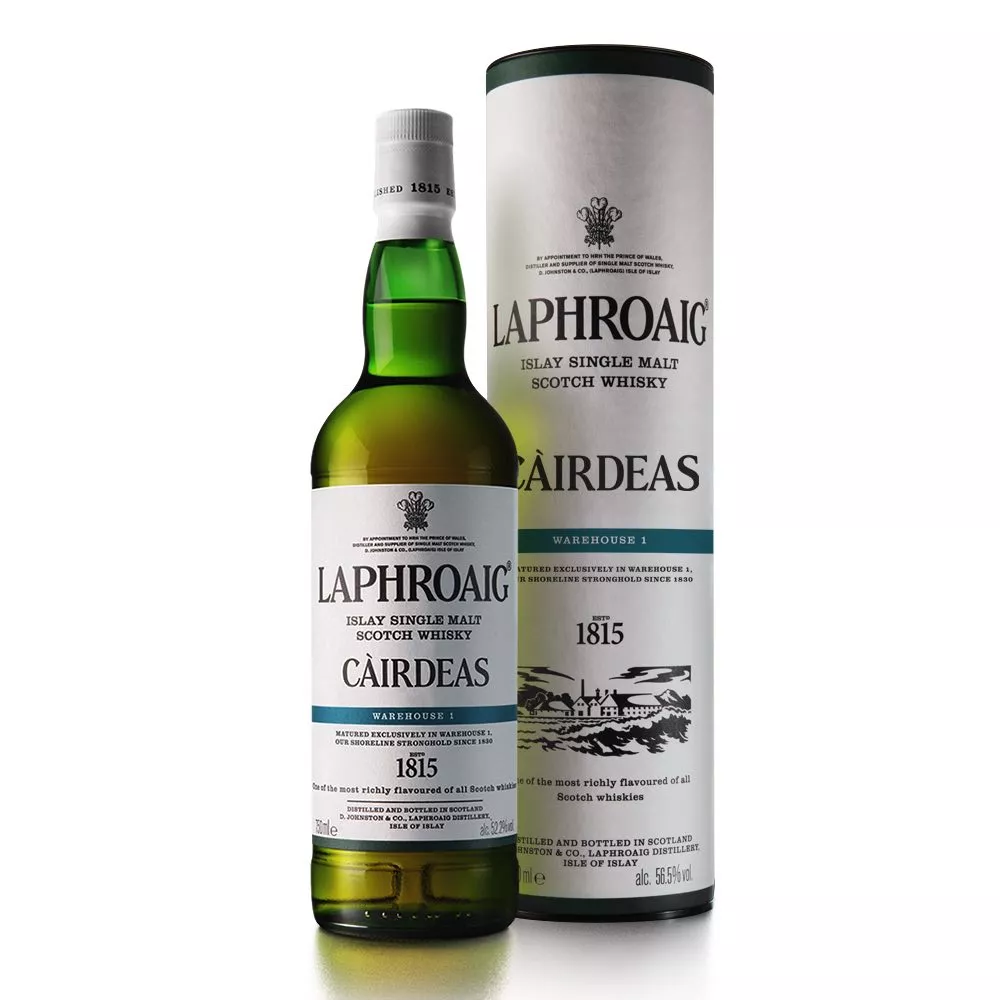 Cairdeas Warehouse 1 whisky with tube packaging