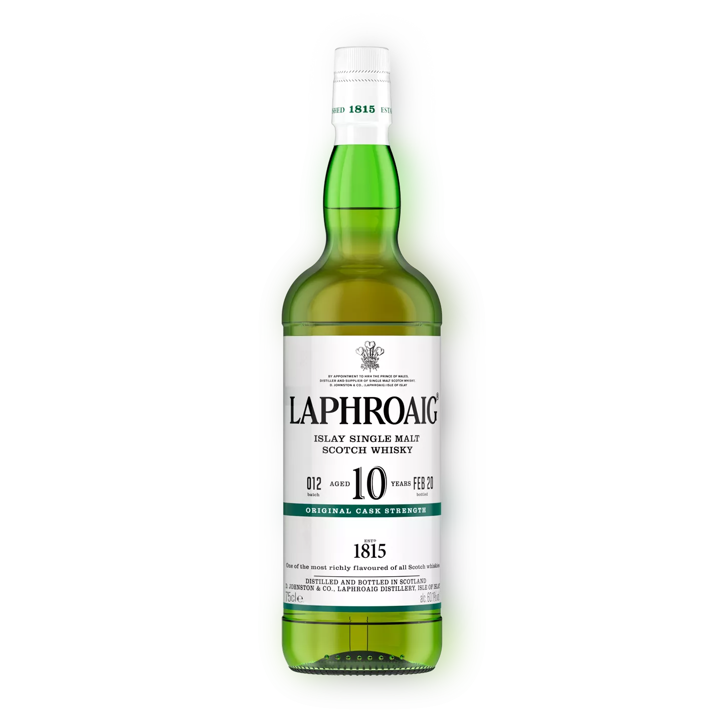 Laphroaig 10 Year Old Cask Strength batch 12 bottle front