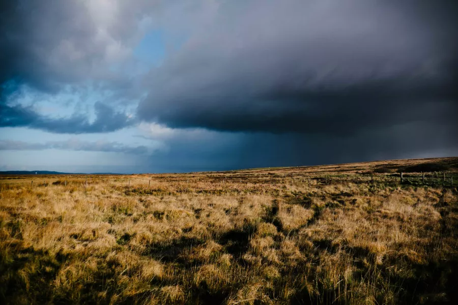Laphroaig peat fields Islay