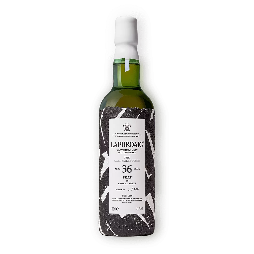 Laphroaig Wall collection Peat bottle front