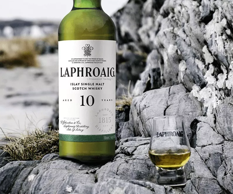 10 year old Laphroaig the perfect serve