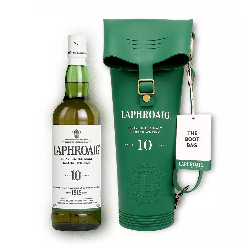 Laphroaig 10YO & Welly Boot bag