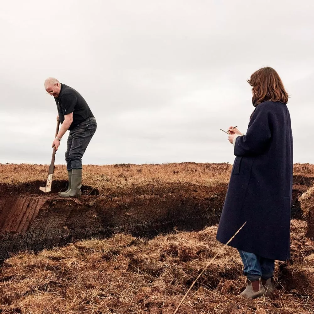 Laura Carlin illustrator and ceramicist at peat field