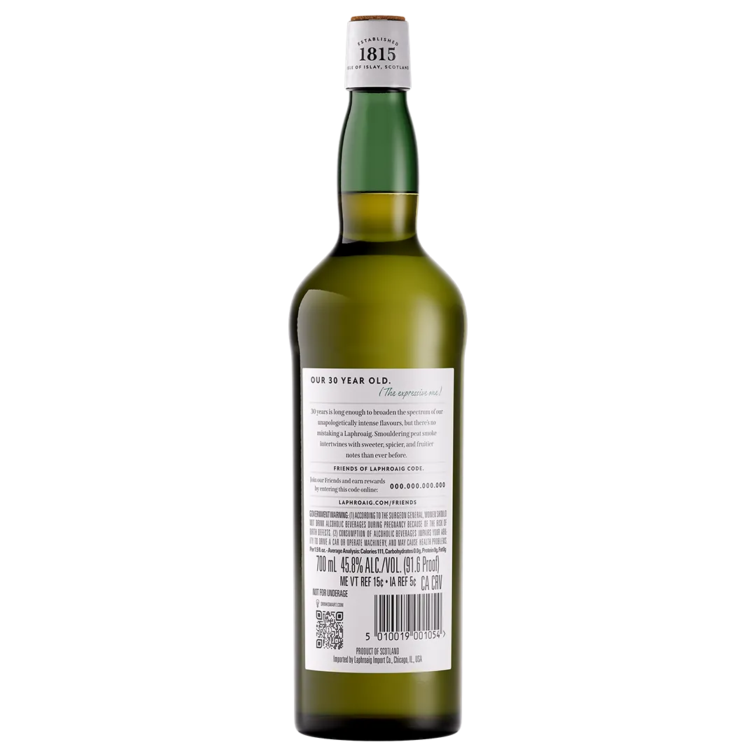 30YO Back Bottle