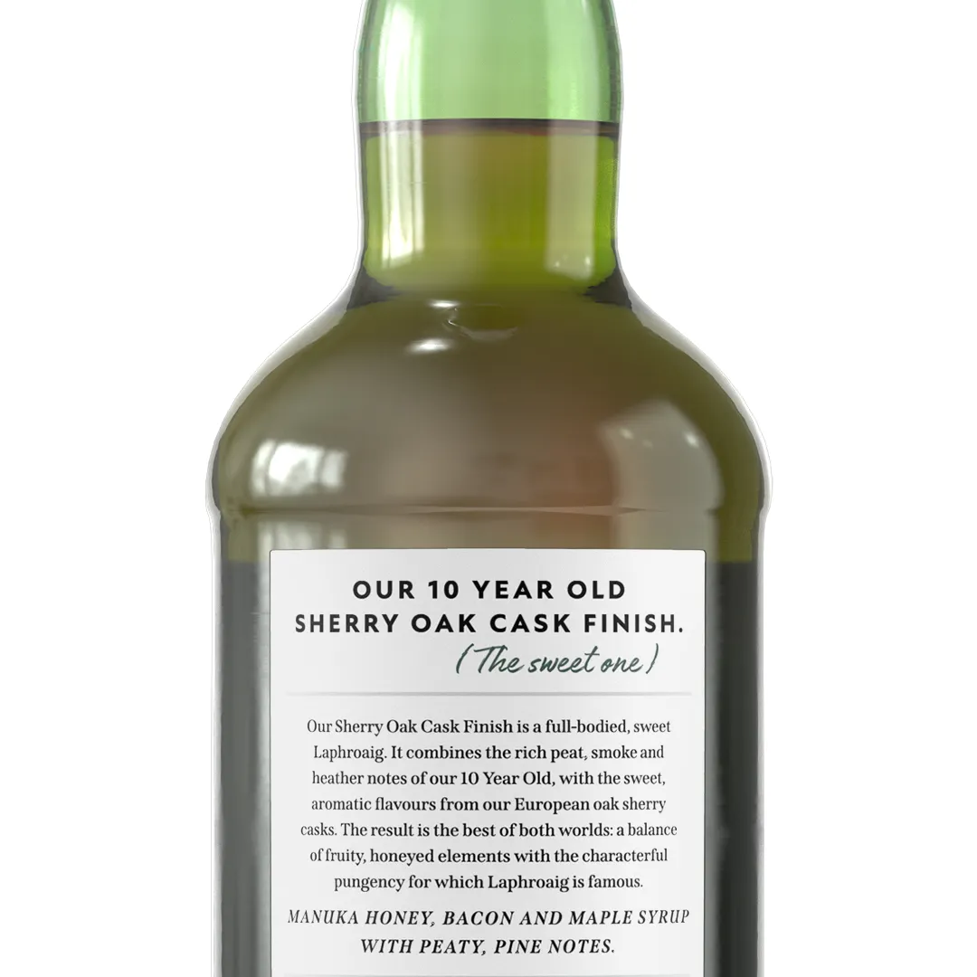 Laphroaig-10-Year-Old-Sherry-Oak-Cask-Label