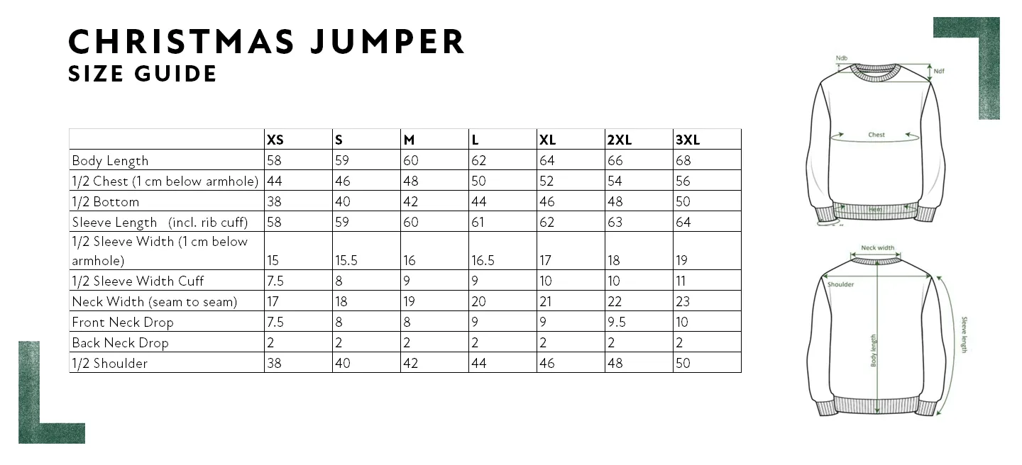 Jumper Size Guide