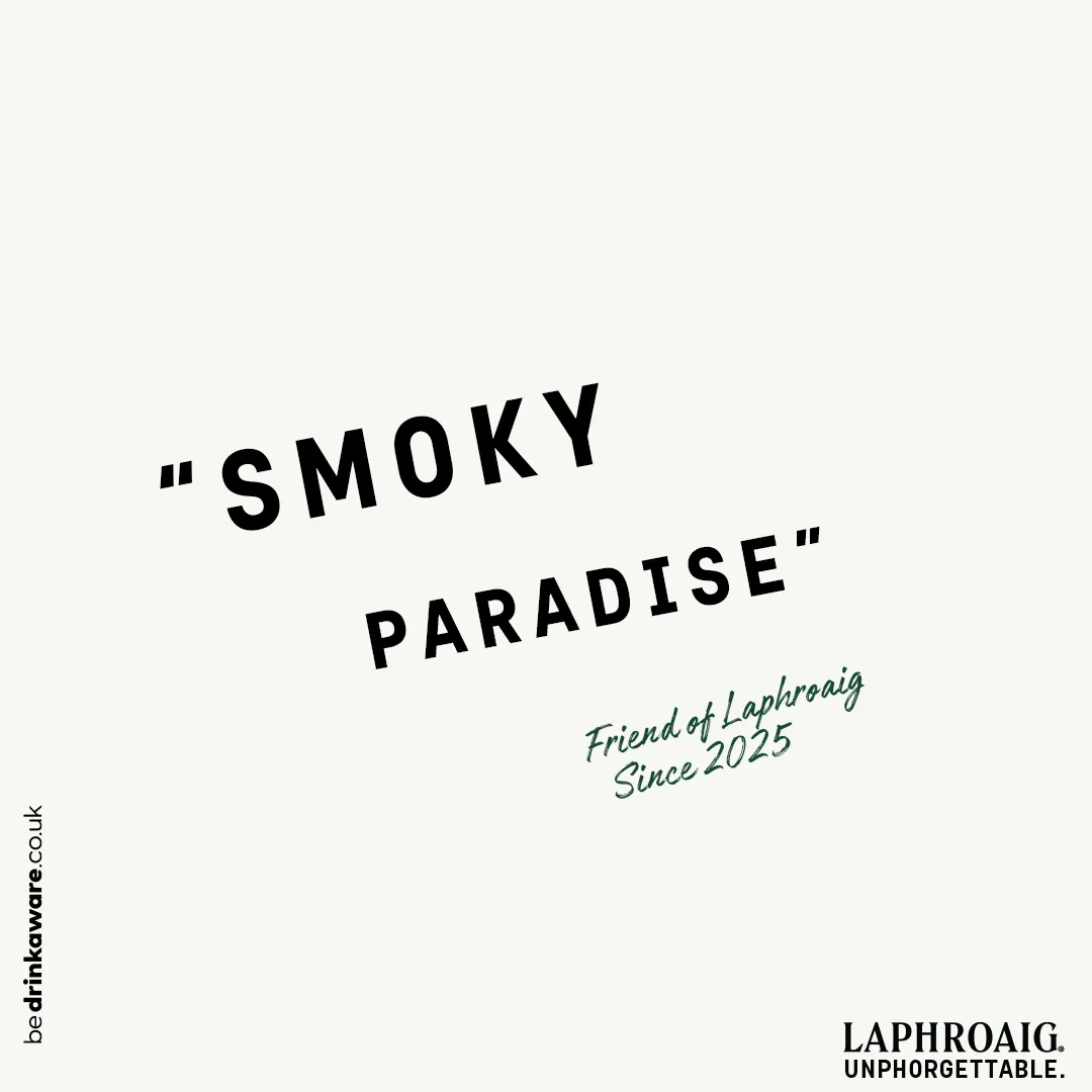 Friends of Laphroaig description of Laphroaig "Smoky Paradise"