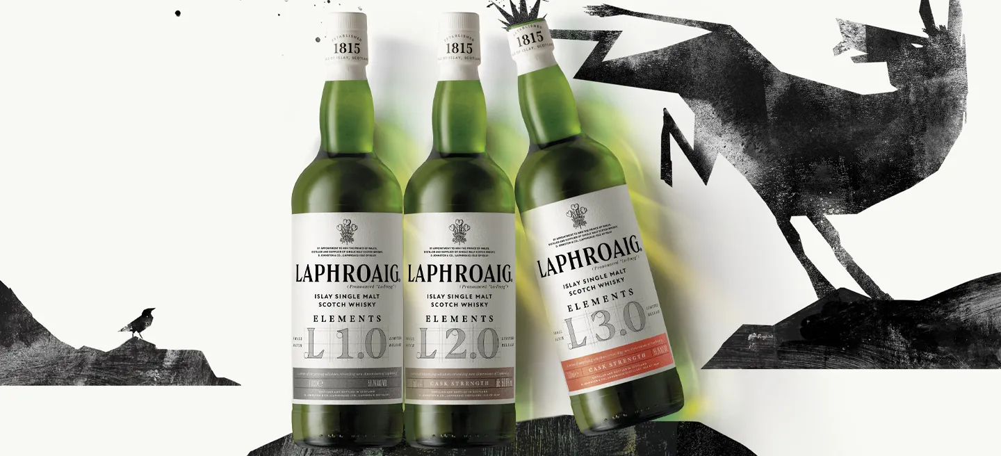 Elements 3.0, 2.0 and 1.0 Unphorgettable Laphroaig