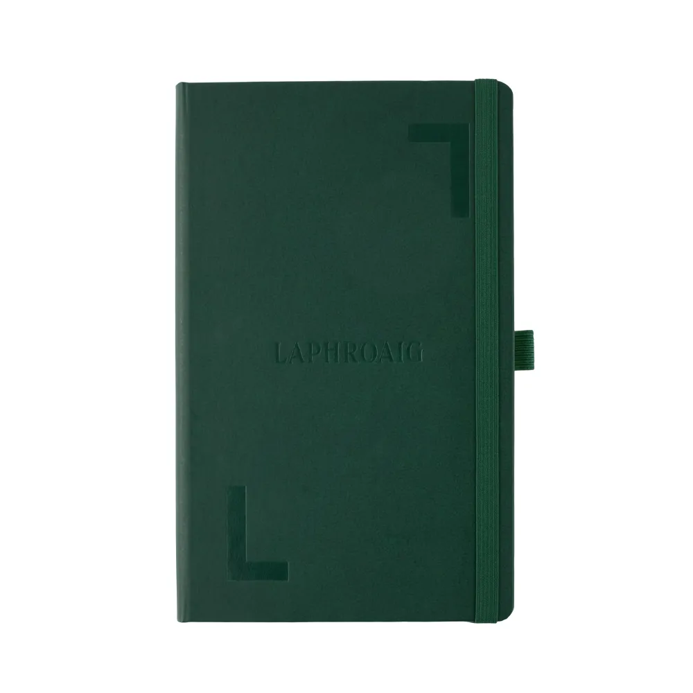 Laphroaig branded notebook
