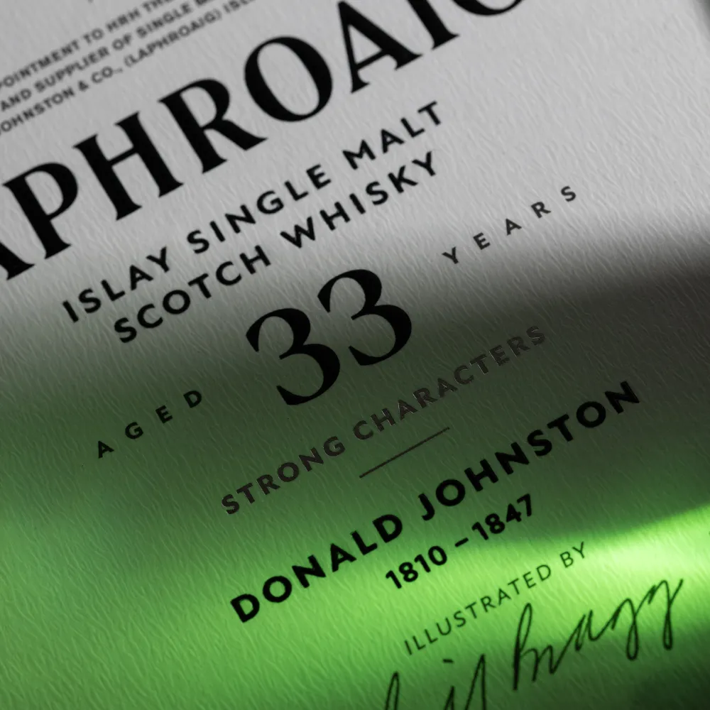 Strong Characters Label