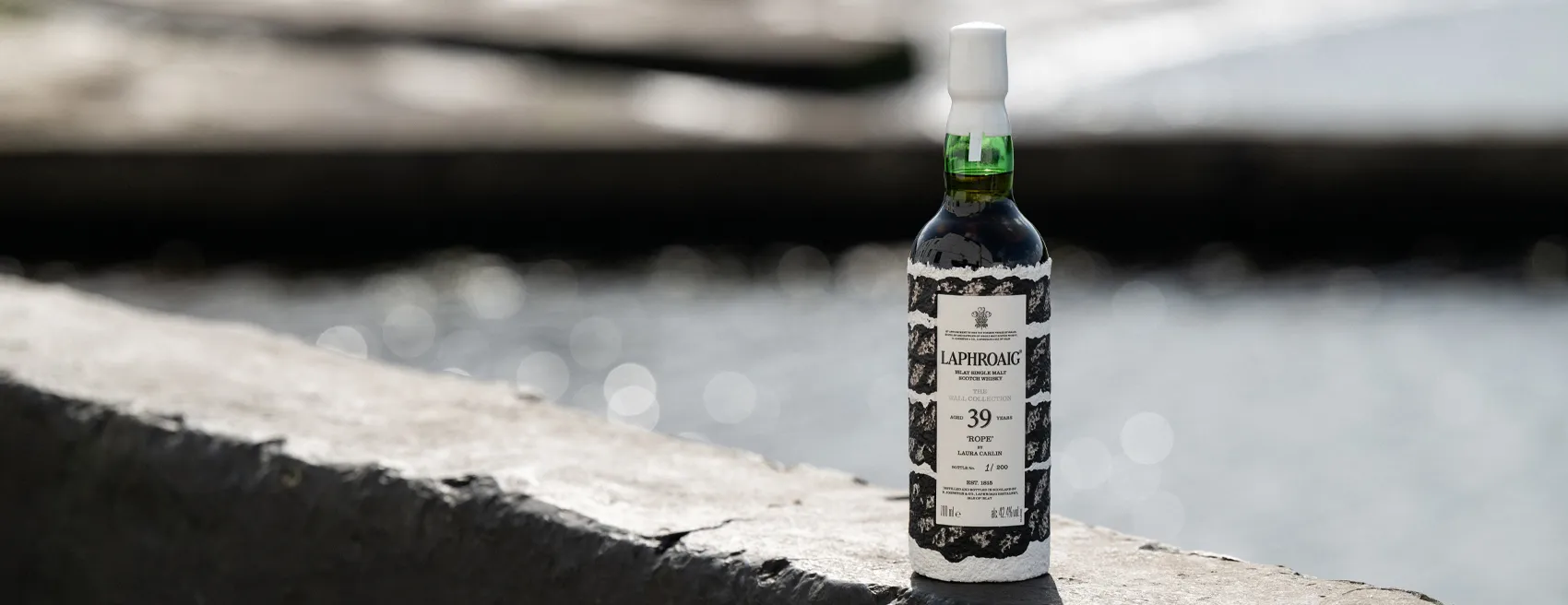 The Wall Rope Edition on the Laphroaig Distillery Wall