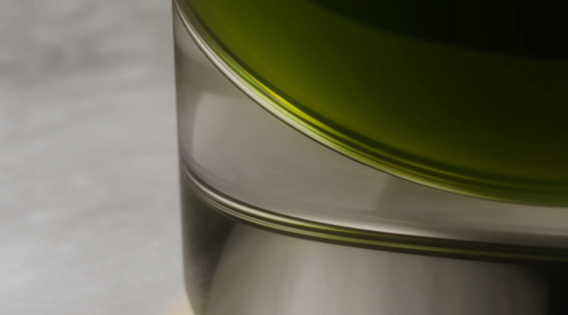 Still of a Laphroaig bottle base