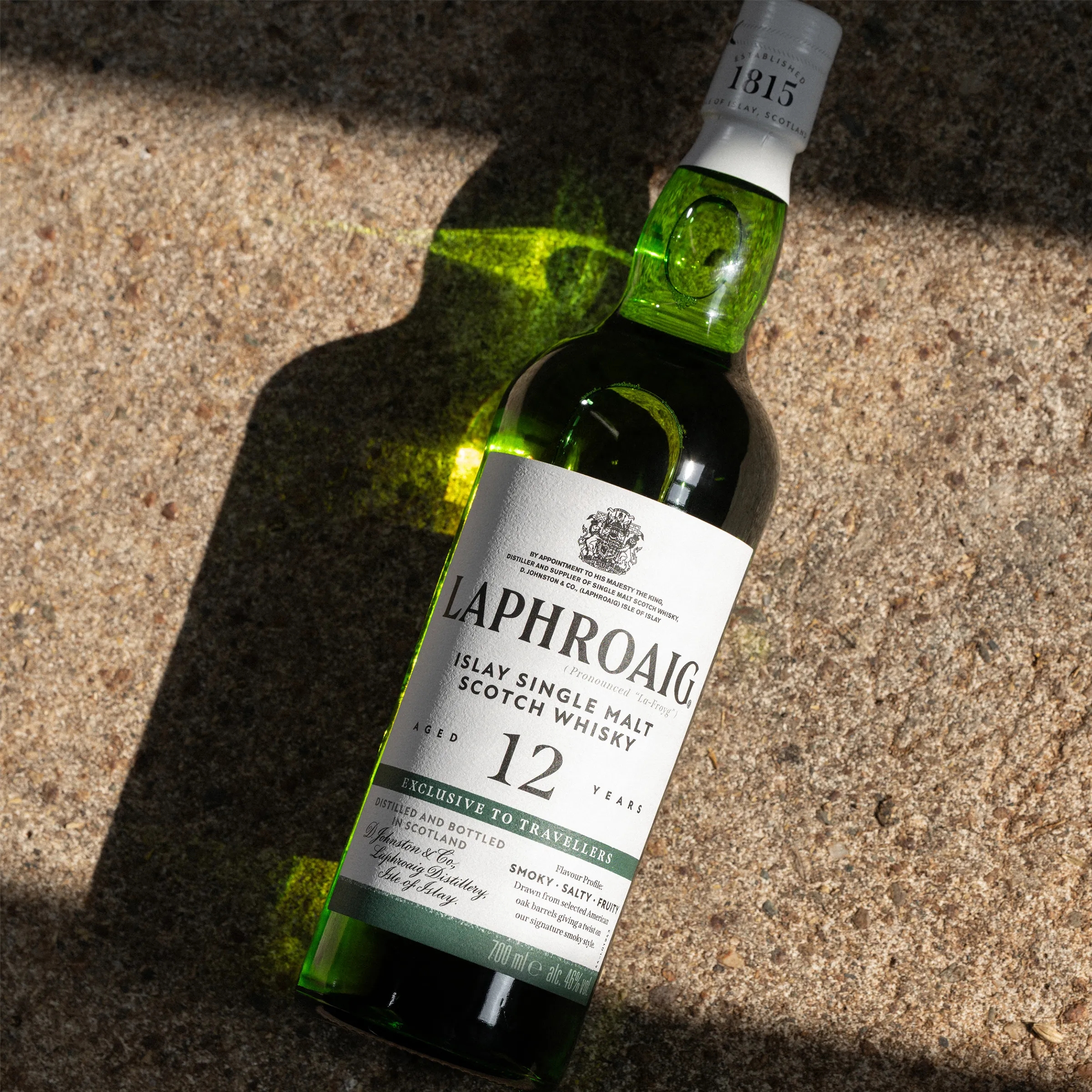 Bottle of Laphroaig 12 Year Old Global Travel Retail Exclusive 