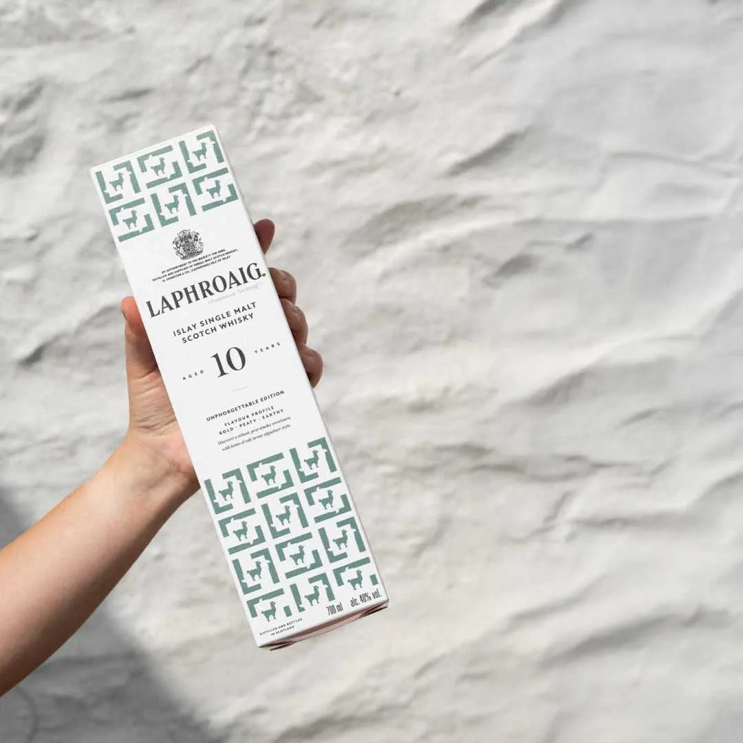 Unforgettable Edition 10 Year Old Laphroaig Box