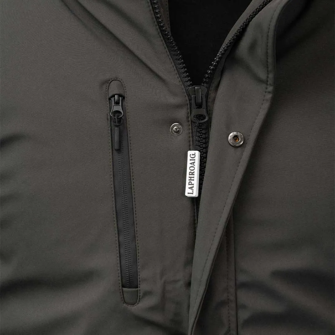 Laphroaig Mens Jacket Zip Detail