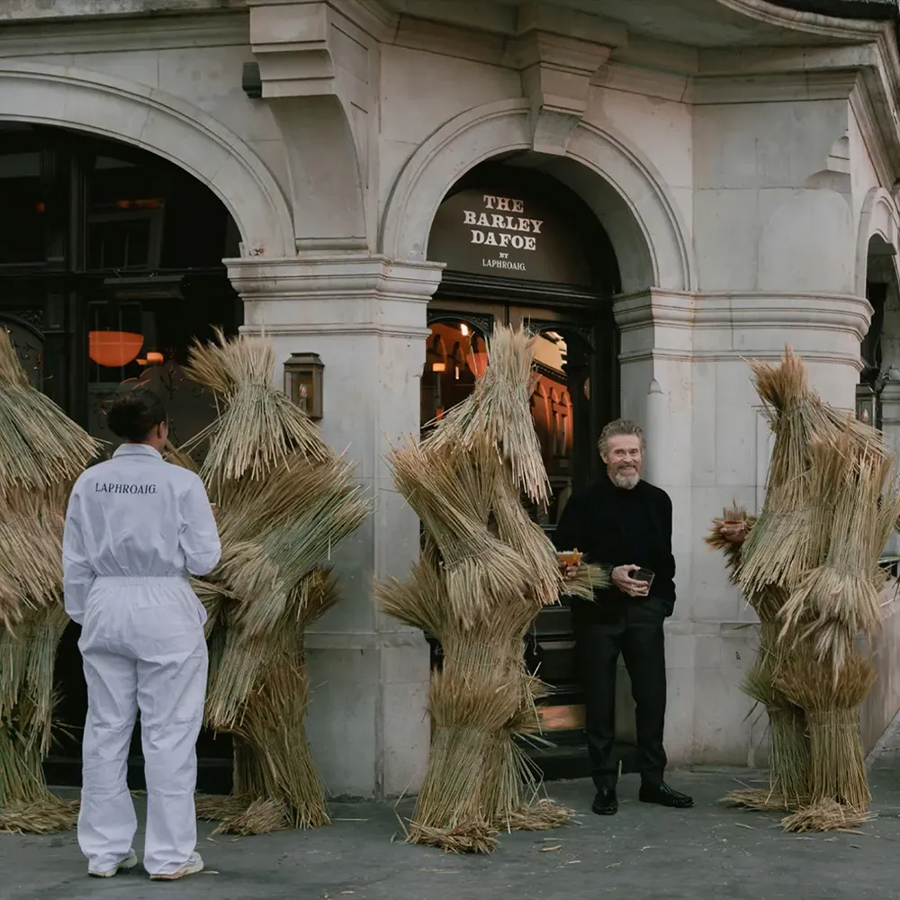 Barley Costume Street Event Urban Entrance Distillery Experience Laphroaig