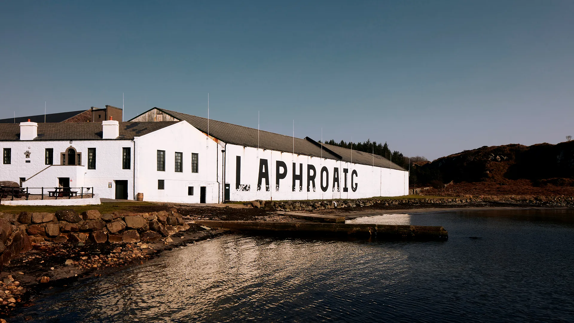 Laphroaig Distillery Wall View