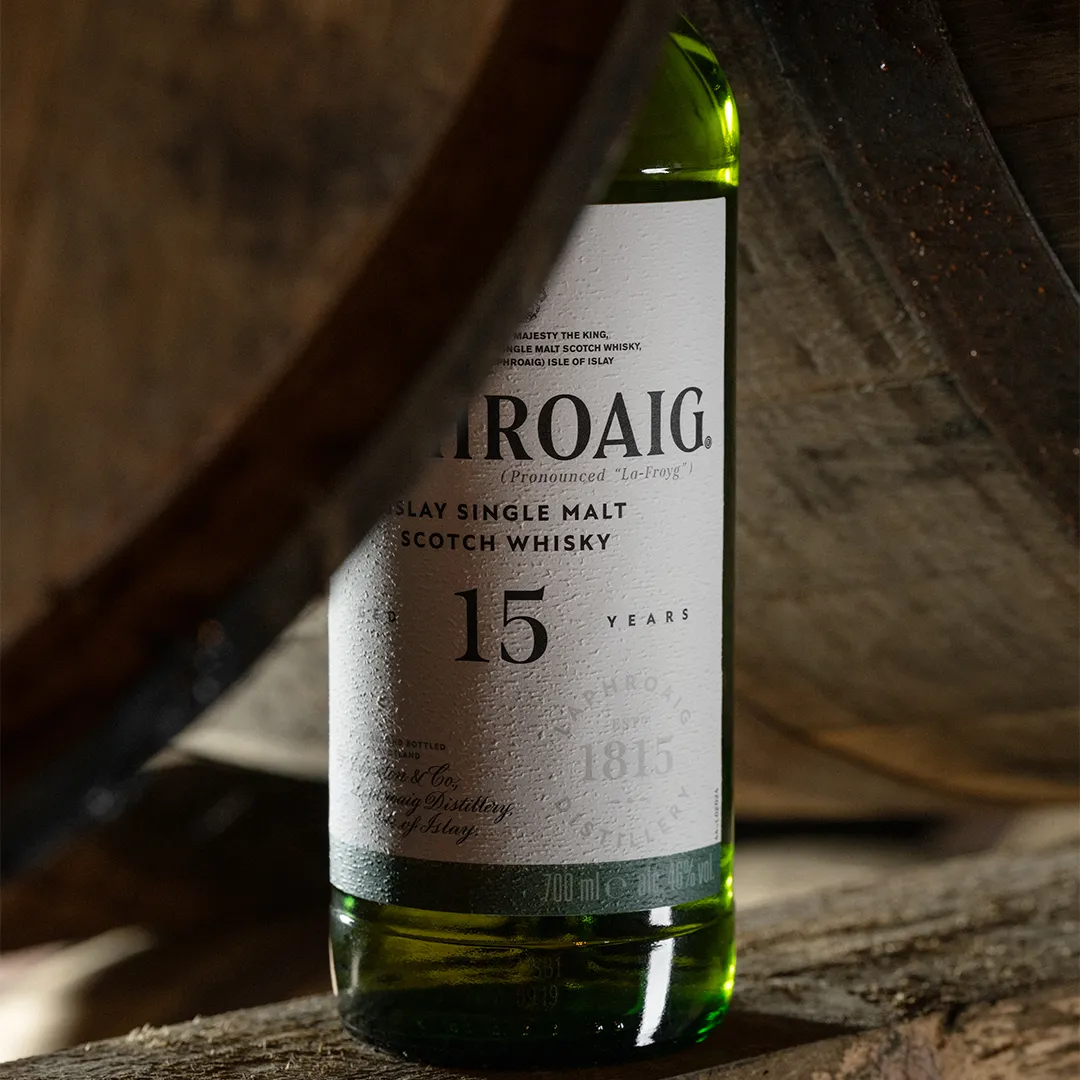 15 Year Old Label Close Up