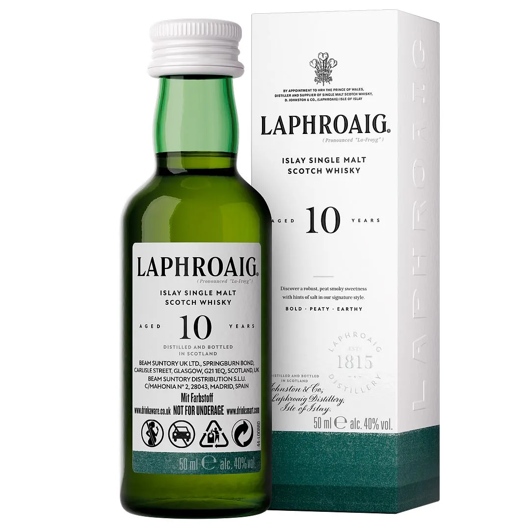Laphroaig 10 Miniature with Box