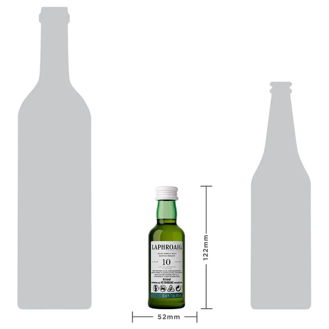 Laphroaig 10 Miniature Comparison