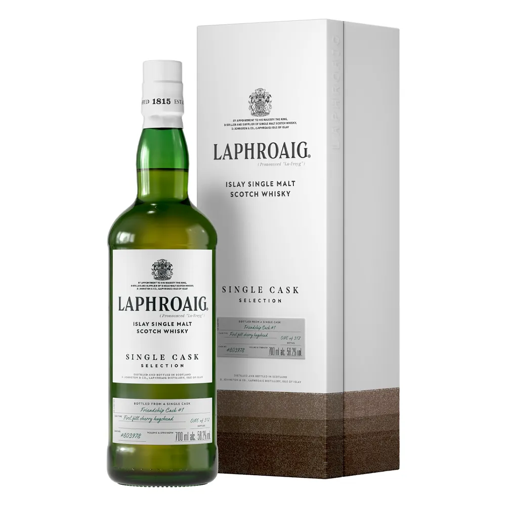 ウイスキー Impressive cask laphroaig Friendship Cask #1 | Exclusive Single Cask Ballot | Laphroaig
